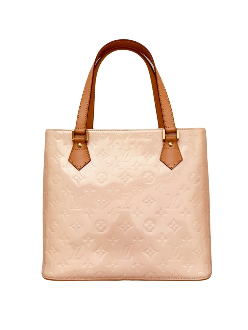 Louis Vuitton Monogram Vernis Houston Tote Bag in Light Pink